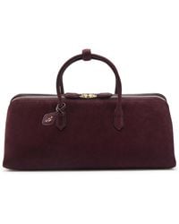Alaïa - Delta Medium Nubuck Top Handle Bag - Lyst