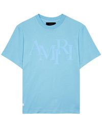 Amiri - Logo-appliquéd Cotton T-shirt - Lyst