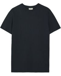 Les Deux - Flower Printed Cotton T-Shirt - Lyst