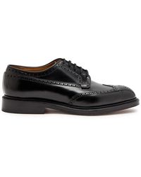 Church's - Grafton Perforated Glossed Leather Derby Shoes - Lyst