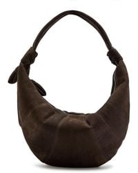 Lemaire - Fortune Croissant Suede Shoulder Bag - Lyst