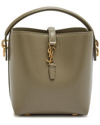 Saint Laurent - Le 37 Mini Leather Bucket Bag - Lyst