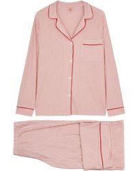 Eberjey - Gisele Striped Stretch-modal Pyjama Set - Lyst