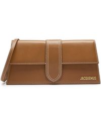 Jacquemus - Le Bambino Long Leather Top Handle Bag - Lyst