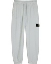 Stone Island - Reflective Cotton Sweatpants - Lyst