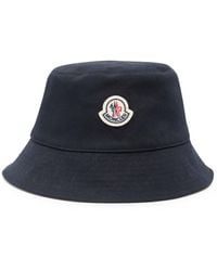 Moncler - Reversible Logo Stretch-Cotton And Nylon Bucket Hat - Lyst