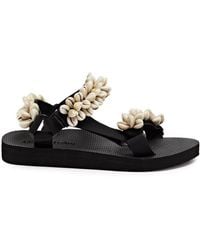 ARIZONA LOVE - Trekky Shell Embellished Handmade Sandals, Sandals, - Lyst