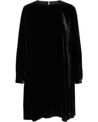 Eileen Fisher - Velvet Mini Dress - Lyst