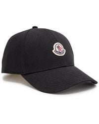 Moncler - Logo-Appliquéd Twill Cap - Lyst