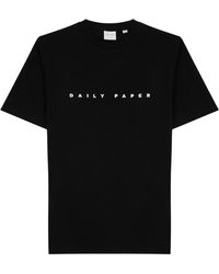 Daily Paper - Alias Logo-Embroidered Cotton T-Shirt - Lyst