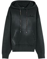 Amiri - Bleach Bandana Hooded Cotton Sweatshirt - Lyst