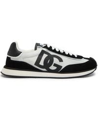 Dolce & Gabbana - Runner Panelled Mesh Sneakers - Lyst
