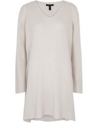 Eileen Fisher - Knitted Cotton Tunic - Lyst