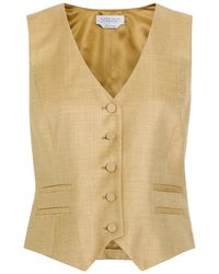 Gabriela Hearst - Coleridge Wool And Silk-Blend Vest - Lyst