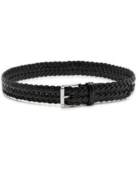 Anderson's - Woven Leather Belt - Lyst