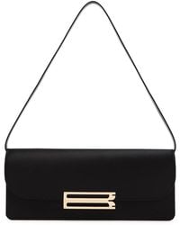 Victoria Beckham - Dorian East-West Satin Clutch - Lyst