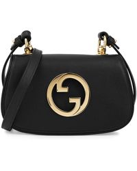 Gucci - Blondie Mini Leather Saddle Bag - Lyst