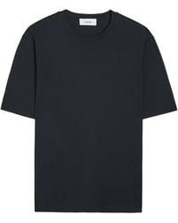 Lardini - Cotton And Silk-Blend T-Shirt - Lyst