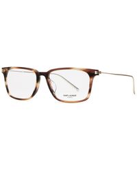 Saint Laurent - Rectangle-Frame Optical Glasses - Lyst