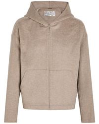 Acne Studios - Doveria Hooded Wool And Cashmere-Blend Jumper - Lyst