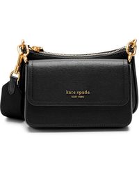 Kate Spade - Double Up Leather Cross-body Bag - Lyst