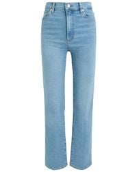 FRAME - Le Sleek Straight-Leg Jeans - Lyst
