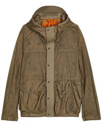 C.P. Company - Skye Checked Hooded Shell Jacket - Lyst
