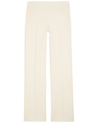 Another Tomorrow - Straight-Leg Jersey Trousers - Lyst