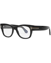 Tom Ford - Soft Square Frame Optical Glasses, Eyewear, Shiny, Classic Design, Lightweight Frame - Lyst