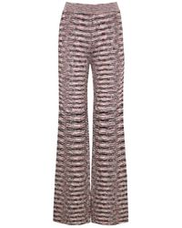 Missoni - Space-dyed Stretch-knit Trousers - Lyst