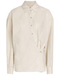 Lemaire - Twisted Cotton-Blend Poplin Shirt - Lyst