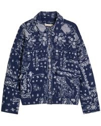 Free People - Bandana-Jacquard Cotton Overshirt - Lyst