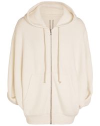 Rick Owens - Maglia Zipped Hooded Knit Jumper - Lyst