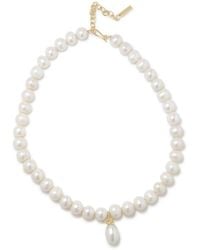 Completedworks - Pearl And 18Kt Vermeil Necklace - Lyst