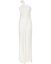 Misha Collection - Abrielle Twisted Satin Maxi Dress - Lyst