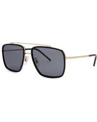 Dolce & Gabbana - Tone Aviator-Style Sunglasses, Sunglasses - Lyst