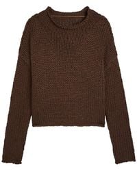 Free People - Opal Cotton-Blend Jumper - Lyst