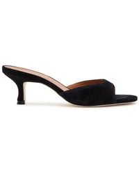 STAUD - Brigitte 60 Brushed Suede Mules - Lyst