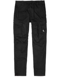 C.P. Company - Slim-Leg Stretch-Cotton Cargo Trousers - Lyst