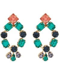 Rosantica - Crystal-Embellished Drop Earrings - Lyst