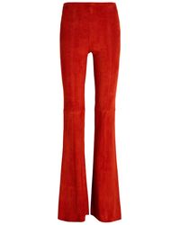 Stouls - Gégé Stretch-Suede Trousers - Lyst