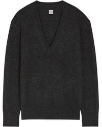 TOTEME - V-Neck Cashmere Jumper - Lyst