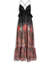 Zimmermann - Rhiannon Printed Silk Maxi Dress - Lyst