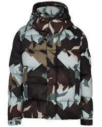 Moncler - Mosa Printed Hooded Quilted Shell Jacket - Lyst