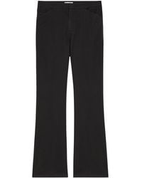 Vince - Flared-Leg Stretch-Cotton Trousers - Lyst