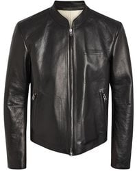 Tom Ford - Stand-Collar Leather Biker Jacket - Lyst