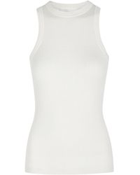 Lisa Yang - Amaya Ribbed Cotton And Cashmere-Blend Tank Top - Lyst