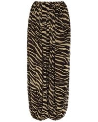 Ronny Kobo - Renier Zebra-Print Georgette Balloon Trousers - Lyst