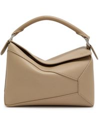 Loewe - Puzzle Edge Small Leather Top Handle Bag - Lyst