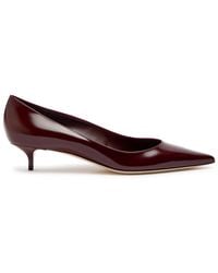 Jimmy Choo - Amelia 35 Glossed Leather Pumps - Lyst